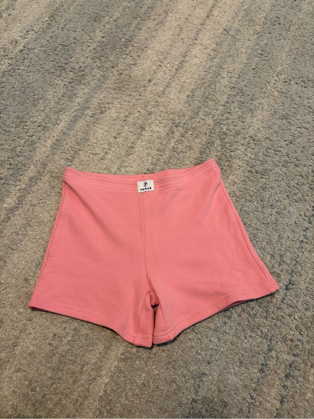PARKE Pink Fleece Lounge Sweatshorts Size L | 100% Cotton